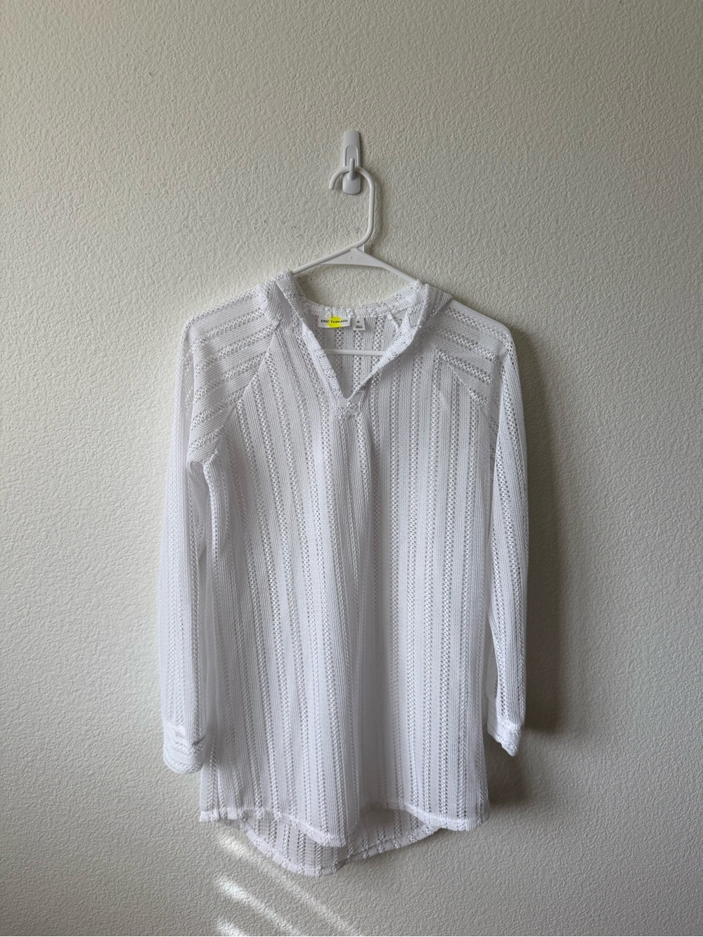 Epic Threads White Crochet knit coverup